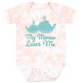 thumbnail image 3 of Inktastic Memaw Loves Me Grandchild Whale Boys or Girls Baby Bodysuit, 3 of 5