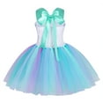 thumbnail image 4 of Jurebecia Princess Costume for Little Girls Tulle Halloween Dresses Sleeveless Tutu Skirt Birthday Halloween Cosplay With Headgear 10-12 Years, 4 of 9