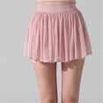 thumbnail image 4 of Ruimatai Women's Tennis Skort High Waist Ruffle Drawstring Athletic Shorts with Built-in Liner, Lightweight Breathable Skort for Summer Sports and Casual Wear, 4 of 7
