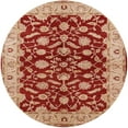 thumbnail image 1 of Ahgly Company Indoor Round Mid-Century Modern SandyBrown Oriental Area Rugs, 4' Round, 1 of 6