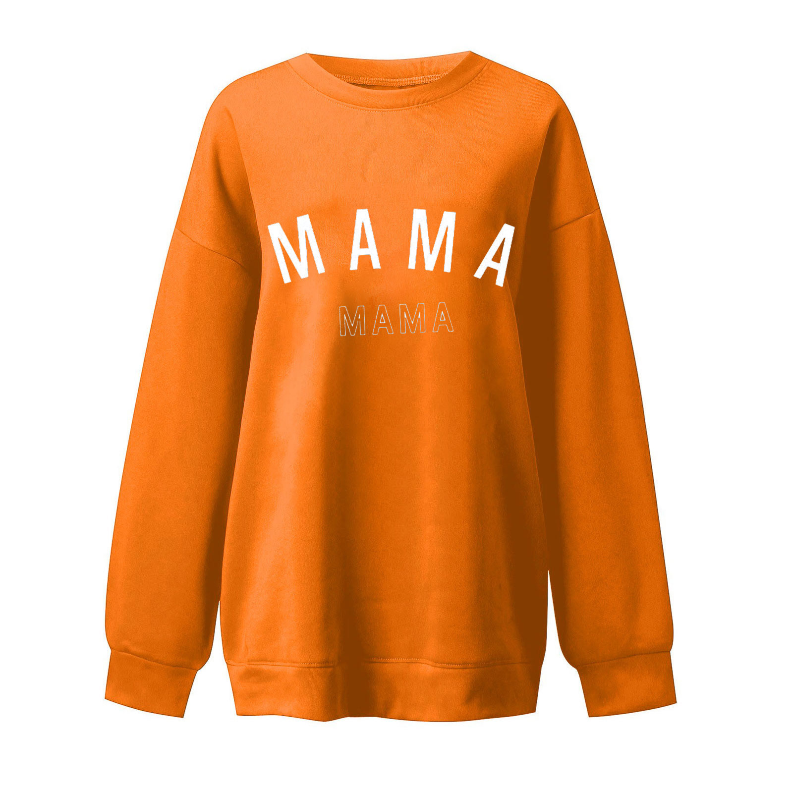 Oversized Mama Sweatshirt Fashion Women Comfortable Casual Letter Pullover  Printed Round-Neck Long Sleeve T-Shirt Blouse Loose Tops Shirt,Yellow -  Walmart.ca