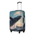 thumbnail image 2 of Balery Luggage Cover Dancing Whale Print Suitcase Covers for Luggage Elastic Washable Suitcase Protector Fits 18-32 Inch Luggage-Small, 2 of 9