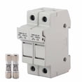 thumbnail image 3 of 2 Pole Fuse Holder Base Dc Fuse Holder Base Dc Fuse Power Distribution Control Equipment Fuse Holder Base 2 Pole DIN Rail Mount Power Distribution Control Equipment TOWFH1DC, 3 of 8