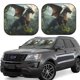 thumbnail image 1 of Balery Forest Stone-Colored Dragon Parasol para parabrisas de coche de 2 piezas | Parasol plegable para parabrisas delantero de coche para la mayoría de sedanes-Large, 1 of 6