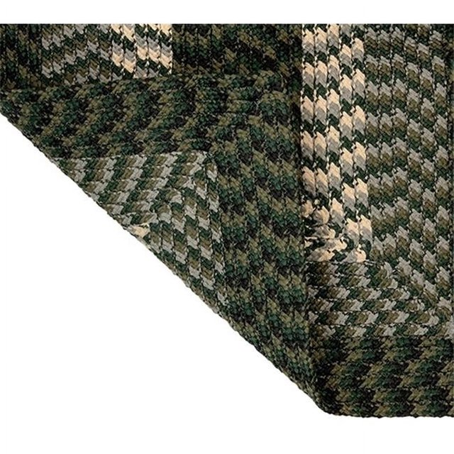 Better Trends BRAL8OCHU Better Trends Collection Alpine Tapis Octogonal Tressé 100 % Polypropylène 96 Pieds en Hunter