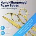 thumbnail image 4 of Hair Cutting Scissors Professional - 6” Overall Length - for Hair Cutting For Salon and Home Use, 4 of 5