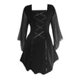 thumbnail image 1 of Dare To Wear Victorian Gothic Boho Women's Plus Size Bewitched Corset Top 1x - 5x, 1 of 2