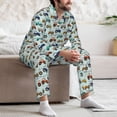 thumbnail image 7 of Balery Hand drawn tractors Pattern Pajama Sets for Men Long Sleeve 2 Piece Sleepwear Loungewear Sets Soft PJ's with Pockets Long Sleeve Comfy Pj Sets-XX-Large, 7 of 7