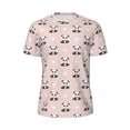 thumbnail image 6 of Rocae Cute Panda for Men's Mesh Quick-Dry Short Sleeve Workout T-Shirt,Mens Crew Neck Tee Lightweight Soft Classic T Shirts X-Small, 6 of 9