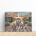 thumbnail image 3 of I Like Fishing, and My Alaskan Malamute, and Maybe 3 People. Happy Father's Day Horizontal Matte Canvas Poster Alaska Mal Dog Lovers Gifts Wall Art Home Decor - 00004, 3 of 5