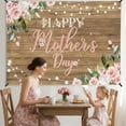 thumbnail image 5 of 7x5ft Floral Wood Happy Mothers Day Party Photo Booth Backdrop, 5 of 6
