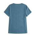 thumbnail image 5 of Gibobby Camisas de Navidad para mujer Camiseta de Navidad para mujer, camisetas gráficas divertidas, camisetas informales de manga corta para fiesta(Marina,G), 5 of 5