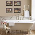 thumbnail image 2 of "BATHROOM COLLECTION I" 4-Piece Vignette by Pam Britton, Black Frame, 2 of 2