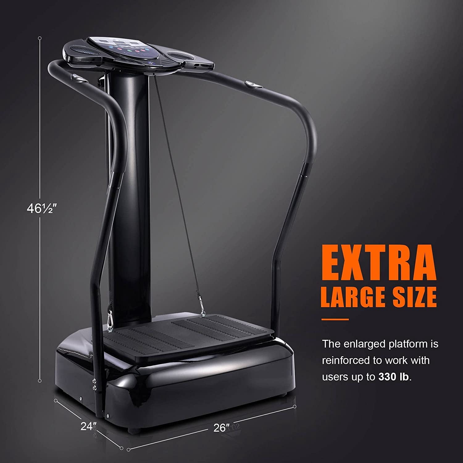 2000W Whole Body Vibration Platform Exercise Machine, 180 Speed Levels Vibration Plate with MP3 Player