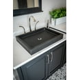 thumbnail image 3 of Rectangular Vessel Sink - Honed Lava Stone, 3 of 7