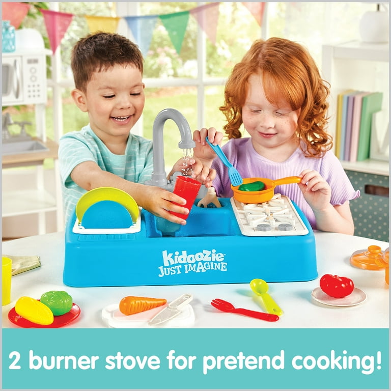 Kidoozie Just Imagine Kitchen Center Playset Age 3+ Working Sink