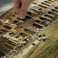 thumbnail image 4 of Ambesonne the Colosseum Jigsaw Puzzle, Monument Ruins, Heirloom-Quality Fun Activity for Family Durable Cardboard, 1000 pcs, Pale Coffee Dark Blue, 4 of 5