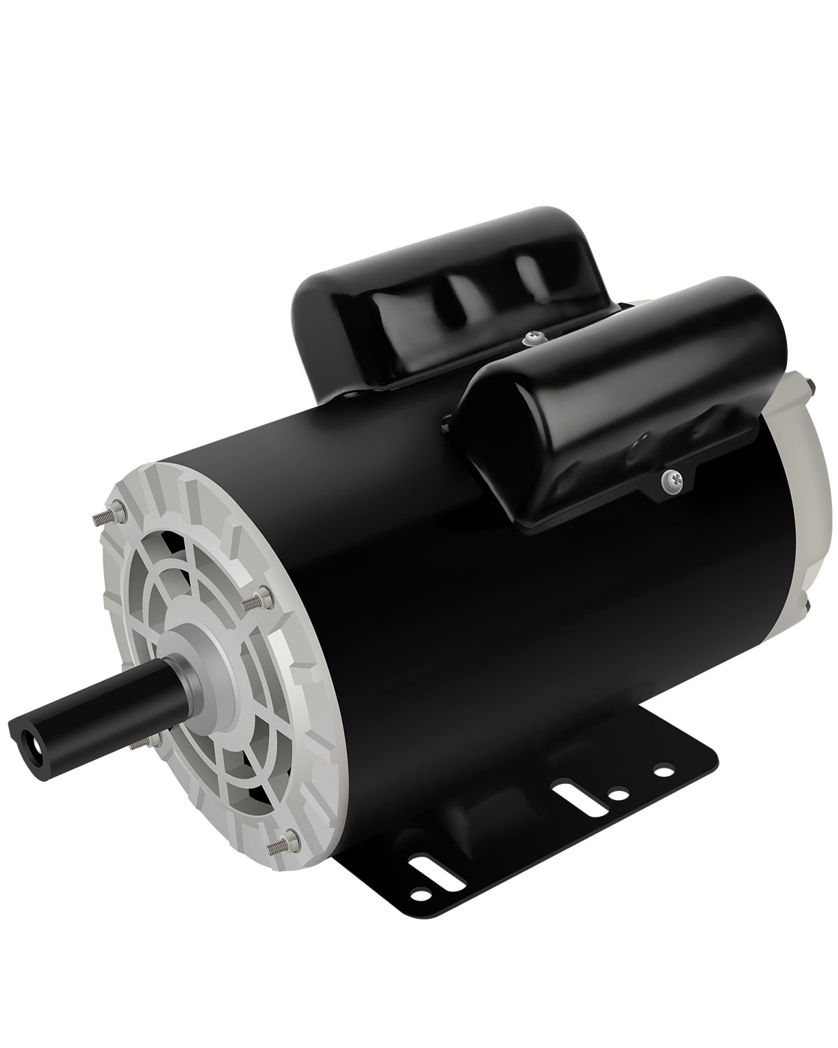 Air Compressor Motor 5HP Single Phase Electric Motor 3450RPM 208V-230V 7/8"Shaft Diameter, CCW 56HZ Frame, 2Pole