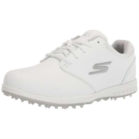 Skechers Women's Go Bold Waterproof Spikeless Golf Shoe Sneaker, White ...