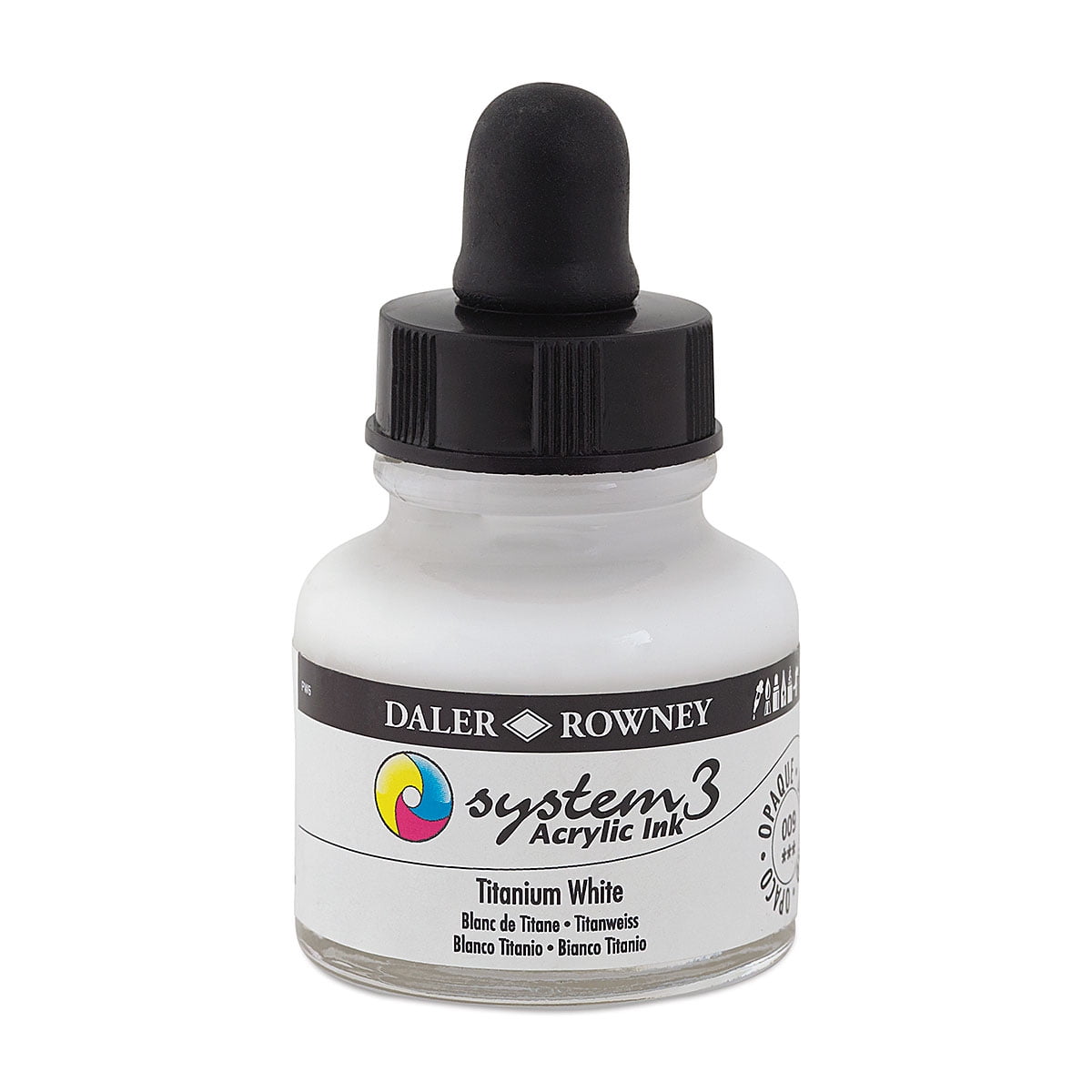 DalerRowney System 3 Acrylic Ink Titanium White, 1 oz