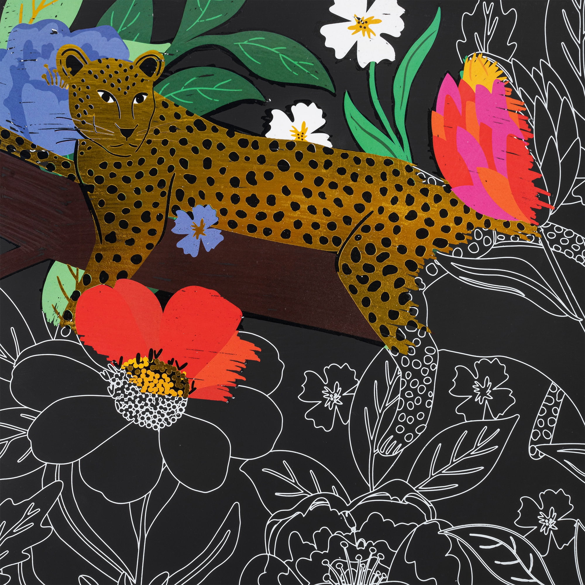 Brea Reese: Scratch Art Kit - Mythical Animals - 6 Designs, Metallic Guided Art, Dual-Tip Stylus & Brush, Easy-to-Frame 9x12" Pages, Adult Craft Kit