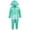 Teal, variant on CoComelon Toddler Boy Girl Fleece Zip Up Coverall Infant to Toddler