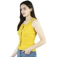 thumbnail image 2 of Artyska Women Ribbed Round Neck Summer Tank Sleeveless Crop Top, 2 of 6