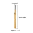 thumbnail image 2 of Uxcell 4pcs Pin Punch 8mm(1/3") 175mm Length Metric Non-marring Alloy Steel Cylindrical Alignment Punch Drive Pin Tools for Automotive Watch Repair Jewelry Craft, 2 of 6