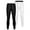 1-Black+White, variant on Men's Compression Pant Athletic Tight Quick Drying Leggings Seamless Base Layer Bottom Sports Pant