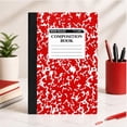 thumbnail image 2 of Xoirich Marble Composition Notebooks, Composition Notebook, Wide Ruled Composition Book, 30 Sheets/60 Pages, Hard Cover, Sewn Binding, Classroom Must Haves @007, 2 of 5