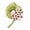 1, variant on Nature Theme Corsage Pin Plant Shape Brooch Unique Pin Clothing Brooch Alloy Texture for Friendship and Celebration