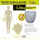 thumbnail image 2 of Maceta moderna para exteriores grande 52.5cm de alto TRIBE de Polietileno ultra ligera Artego Japi, 2 of 9