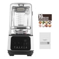 thumbnail image 1 of KFFKFF Blender, 68 oz Professional Countertop Blenders with Shield, 2200W 26000RPM Kitchen Food Processor Combo, Self-Cleaning, Speed Adjustable, 6 Preset Menu, White, 1 of 9