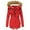 Red, variant on Women Winter Coats Fleece Fluffy Puffer Jacket Warm Thicken Parka Sherpa Trimmed Collar with Hood Black Size L