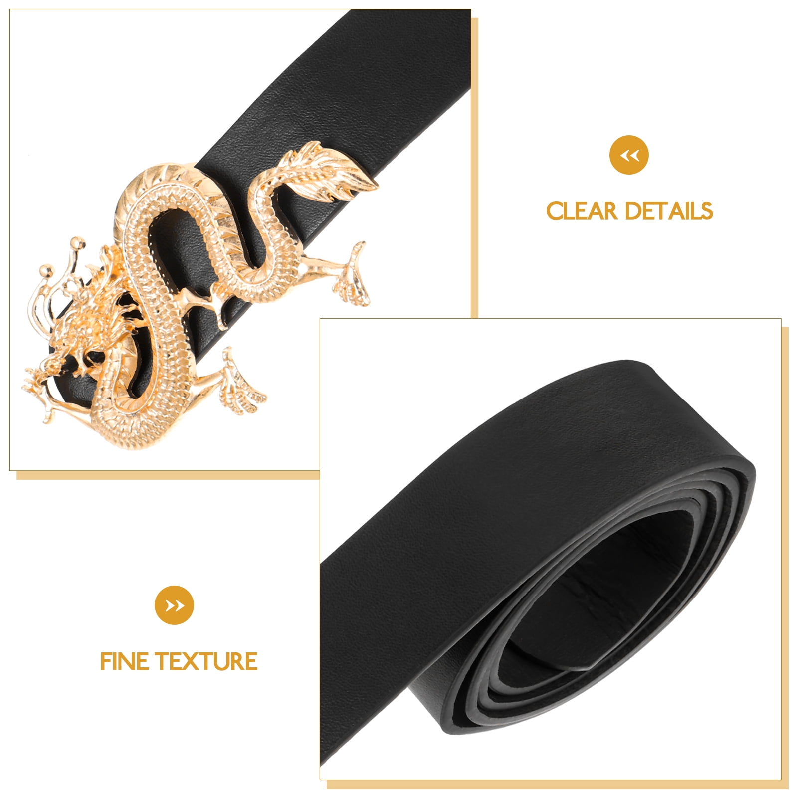 Dragon Head Belt Dress Waist for Men Jeans Women Fashion Leash Ladies Leather Belts Metal Women s