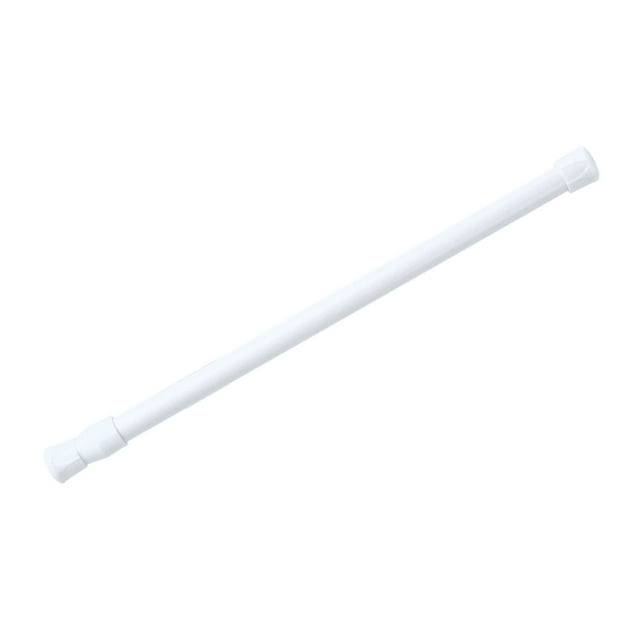 Adjustable Spring Loaded Tension Rod with Anti Slip Rubber High Carbon Steel Rod for Shower Curtain Closet Window