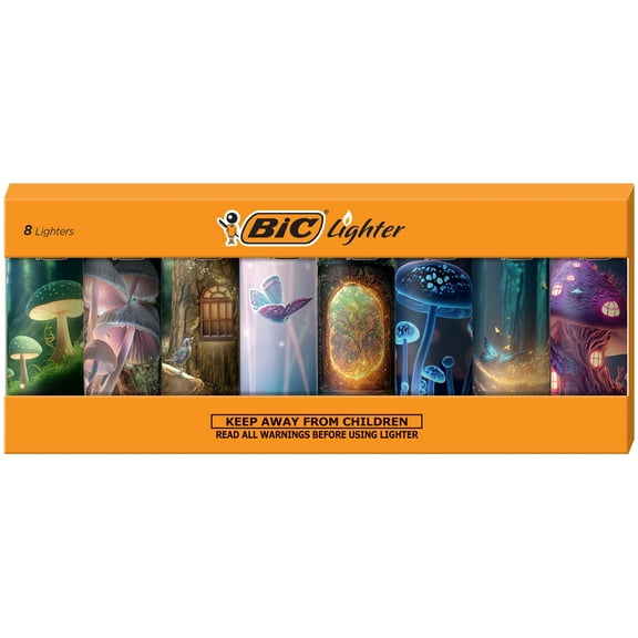 BIC Special Edition Whimsical Series Lighters, 8-Count