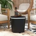 thumbnail image 2 of Costway Mesa Auxiliar Portátil Con Asa, Enfriador De Cerveza Y Vino De 15 L Con Tapa Elevable Y Abridor De Botellas, Mesa De Cócteles Al Aire Libre 3 En 1, Muebles De Patio Al Aire Libre, Negro/Azul, 2 of 4