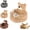 Beige, variant on Teddy Bear Dog Bed, Cute Bear-Shaped Pet Bed with Arms, Soft Plush Warm Cuddle Nest, Detachable Washable Cover, Non-Slip Bottom, Cozy Sofa Bed for Cats and Small Dogs
