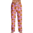 thumbnail image 2 of Domuza Mens Halloween Pajamas Pants Casual Stretch Waist Drawstring Jogger Pj Pants Spooky Novelty Graphics Lightweight Comfy Lounge Sleepwear, 2 of 4