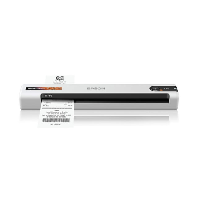 Escáner móvil de recibos y documentos Epson RapidReceipt RR-60