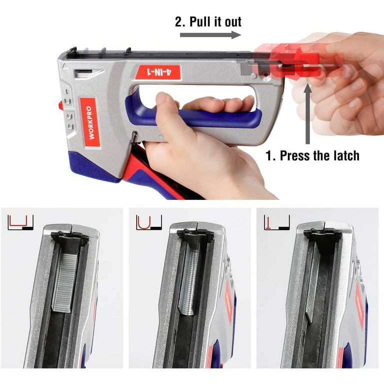 3 In 1 Multifunctional Stapler Home Decoration Furniture Wood Frame Stapler  Widely Used Heavy Manual Nail Gun Tools