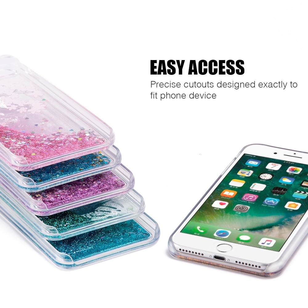 Beautiful Liquid Glitter Waterfall Cellphone Case for iPhone 8 Plus / 7 Plus
