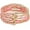 Pink, variant on Multilayer Resin Beaded Stackable Bracelets Set Colorful Surfer Heishi Gold Beaded Stretch Bracelets Friendship Elastic Wristbands for Women Men Summer Beach Boho Vacation Jewelry