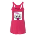 thumbnail image 2 of Marilyn Monroe Being Normal is Boring | Womens Famous People Premium Tri-Blend Racerback Tank Top, Shocking Pink, Small, 2 of 4