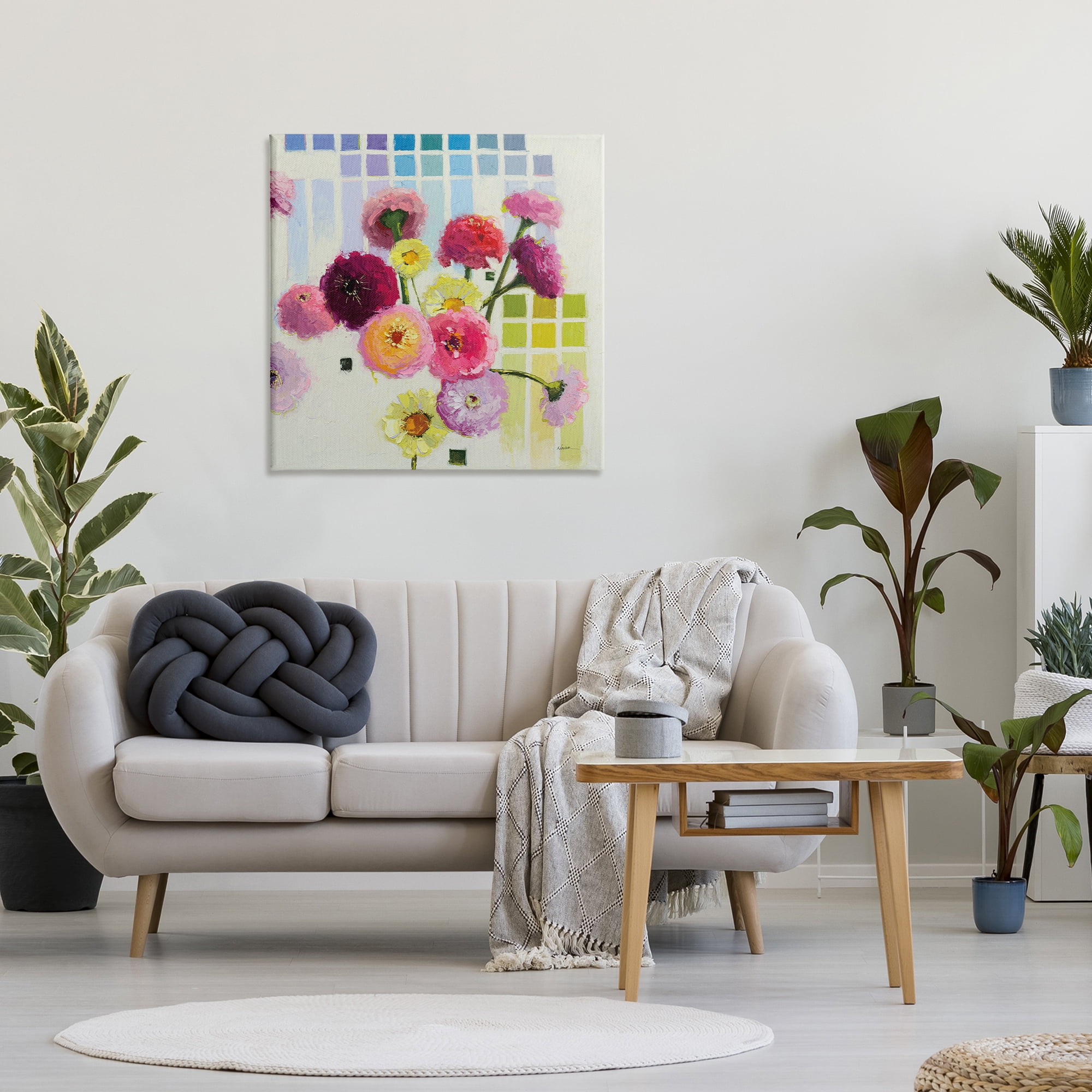 Stupell Industries Color Chart Pastel Bloom Study Canvas Wall Art, design by Shirley Novak
