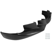 Ikon Motorsports Compatible with 06-08 BMW E90 3 Series A STYLE Front Bumper Lip Unpainted - PU