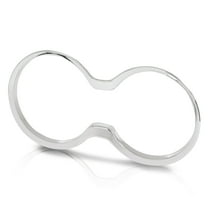 Front Cup Holder Frame Cover Trim Chrome Fit For 2011-2021 Jeep Grand Cherokee