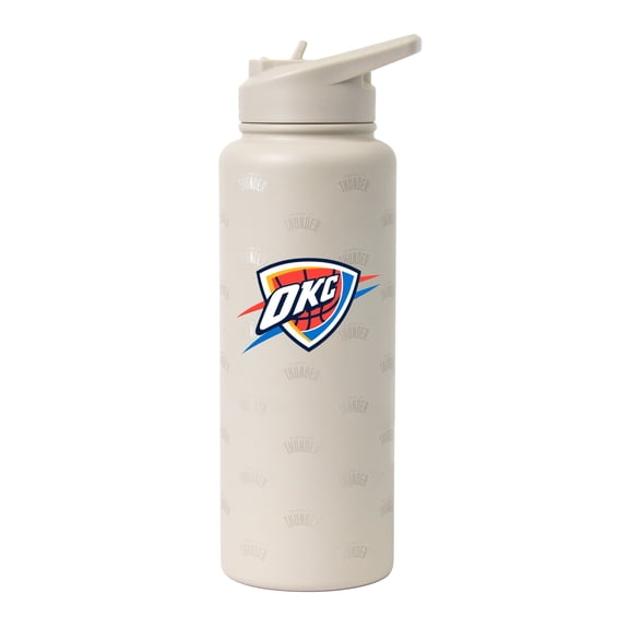 Logo Brands Oklahoma City Thunder 34oz. Sand Ghost Quencher Bottle
