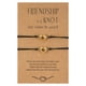 thumbnail image 1 of Buena Amiga Buena Hermana Pulsera Forever Nudo Coincidencia de Amistad Pulsera Nudo Tarjeta, 1 of 8